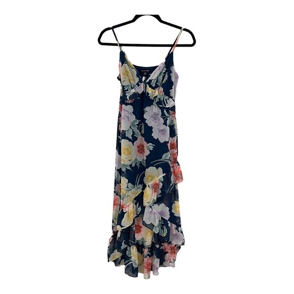 As U Wish Size Small Floral Print Ruffle Tiered Dress Y2K - Picture 1 of 4
